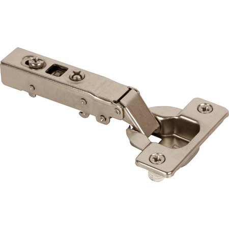 HARDWARE RESOURCES 110° Heavy Duty Full Overlay Screw Adjustable Self-close Hinge with Press-in 8 mm Dowels 725.0171.25